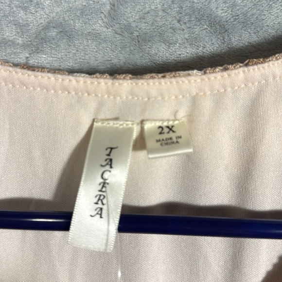 Crochet knit dress 2X  by Tacera NWT Plus size Boho midi 18/20‎ - Picture 3 of 10